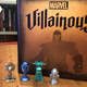 The box art and character pieces for Marvel Villainous: Infinite Power.